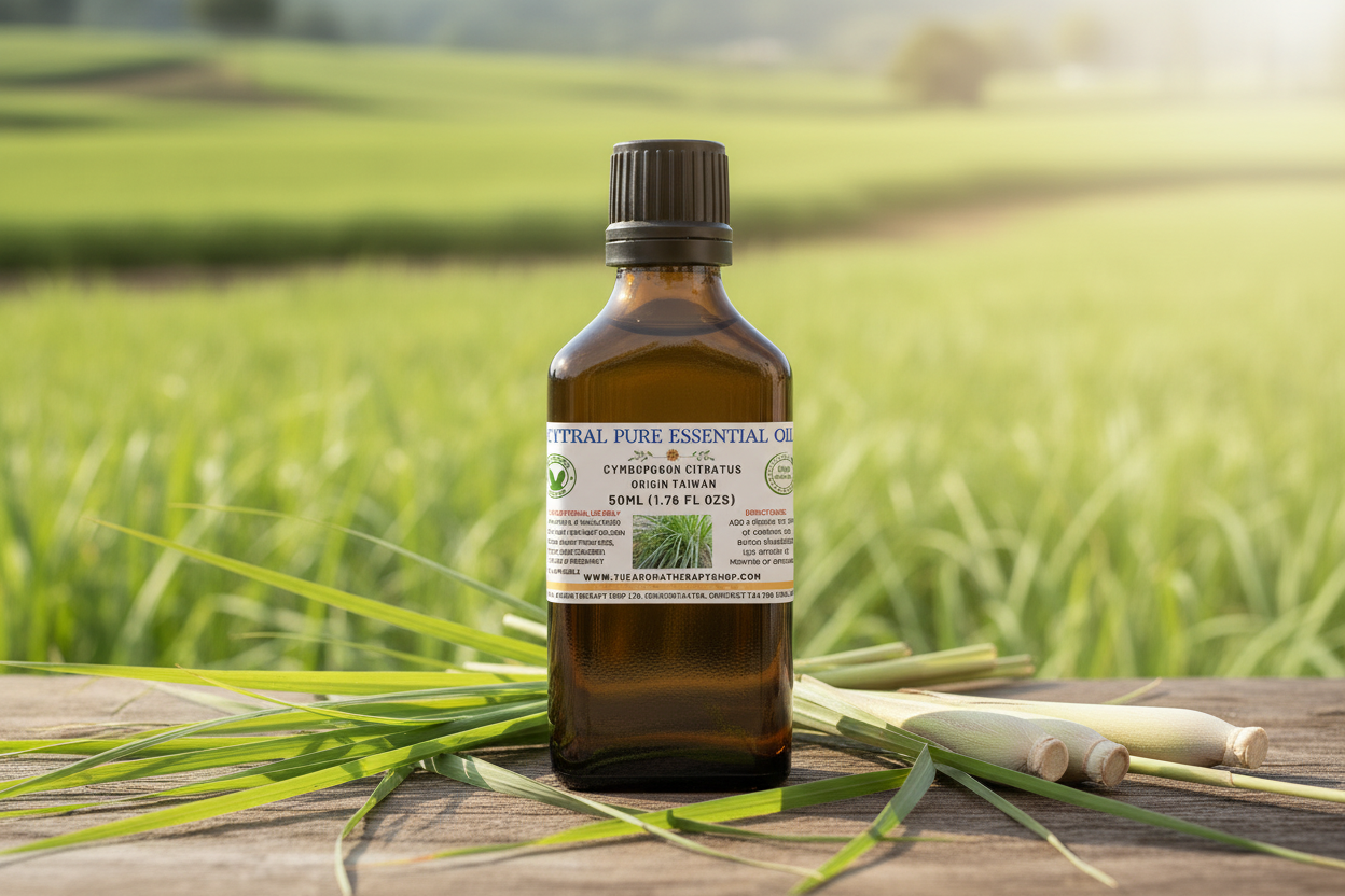 Citral 50ml Essential Oil Outdoor Showcase