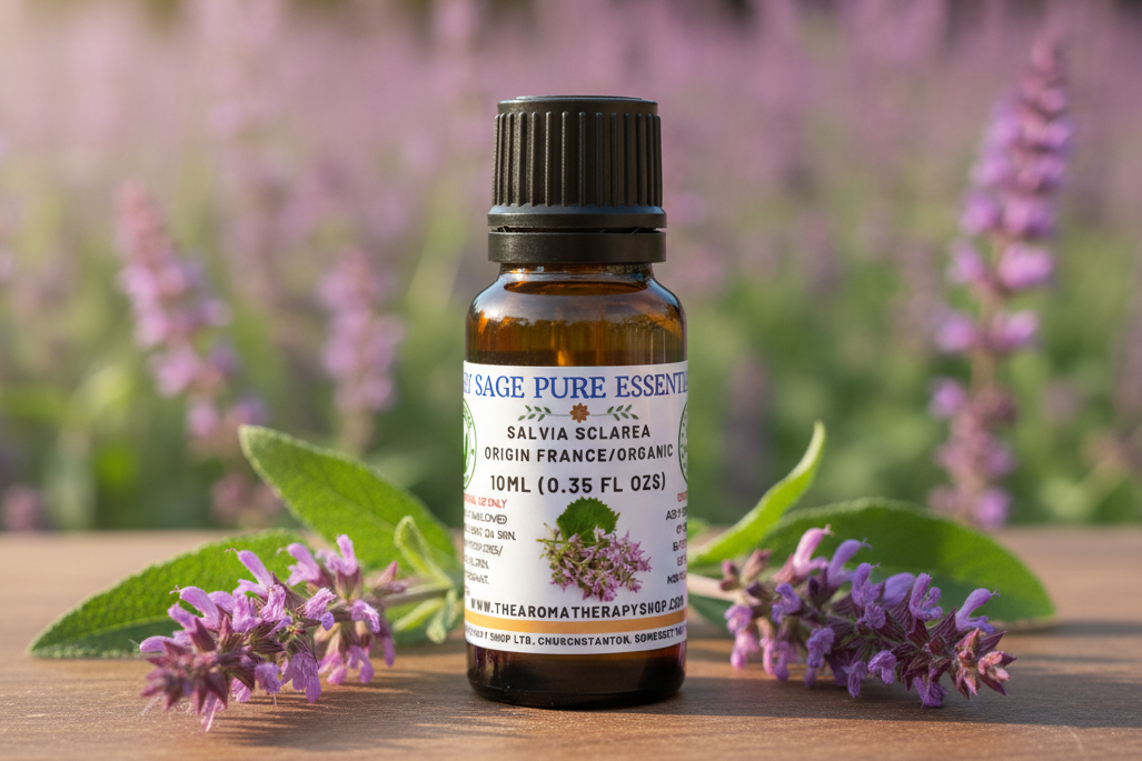Clary Sage Essential Oil outdoor product image