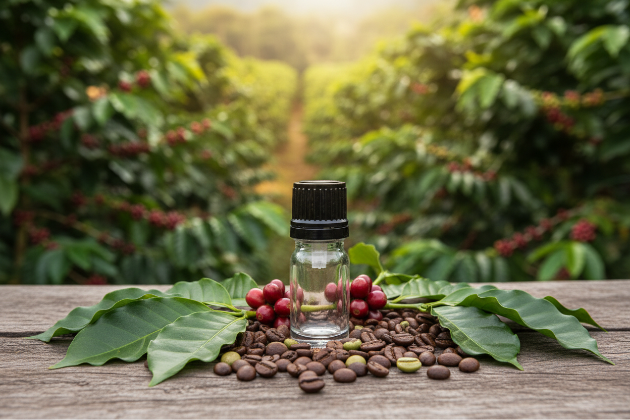 Coffea Canephora Robusta Coffee 1ml Bottle Showcase