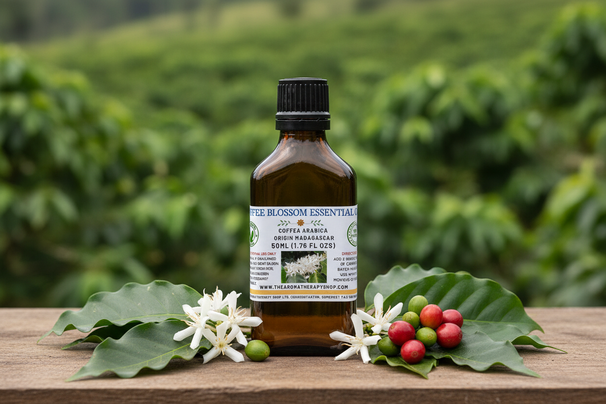 Coffee Blossom Essential Oil 50ml - Rectangular Flask