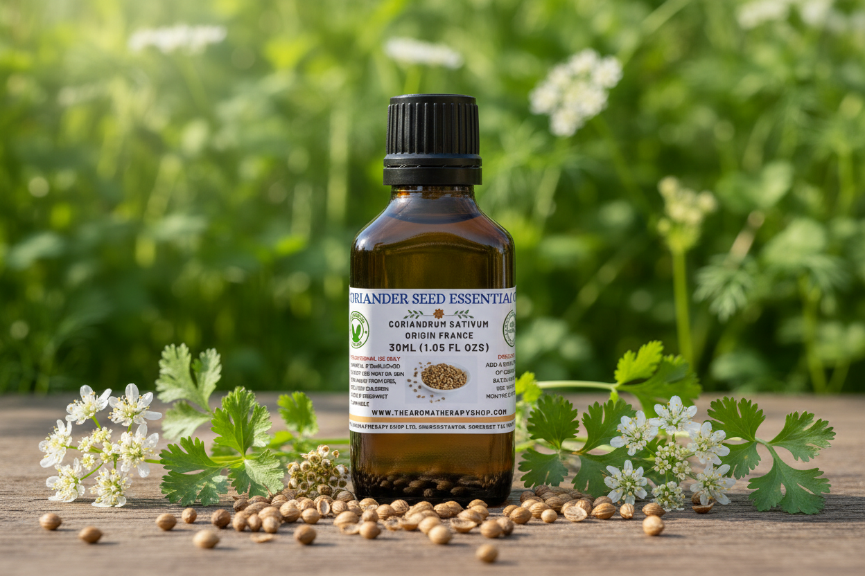 Coriander Seed 30ml Essential Oil Outdoor Showcase