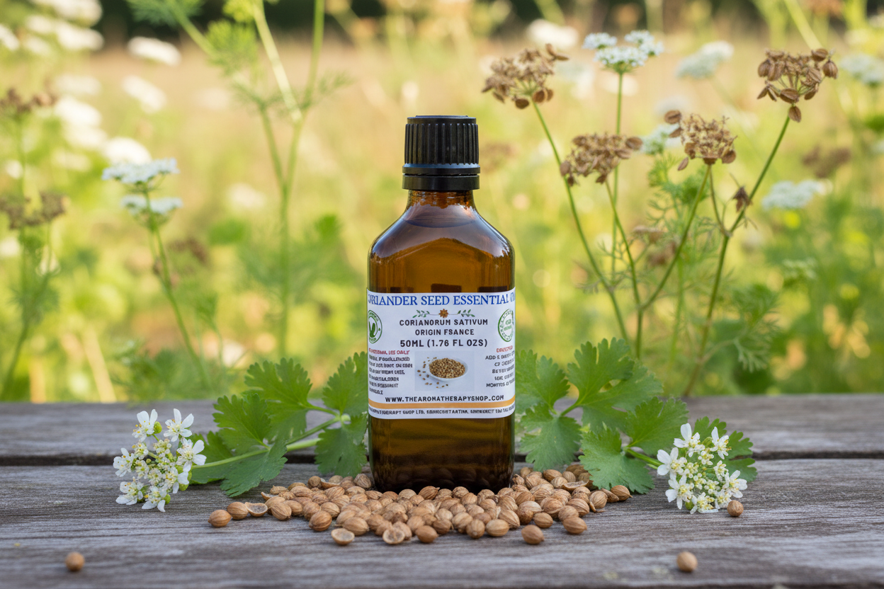Coriander Seed 50ml Essential Oil Outdoor Showcase