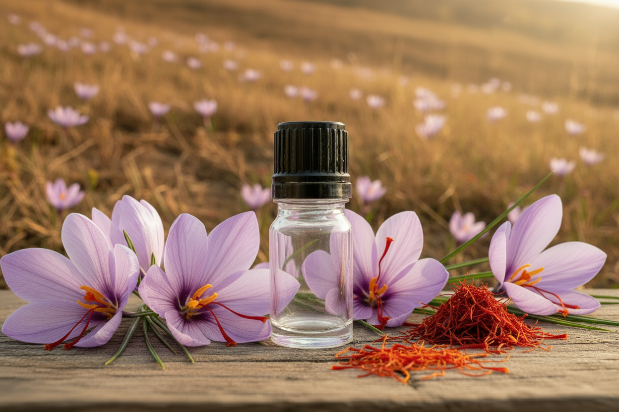 Crocus Sativus — Natural Background