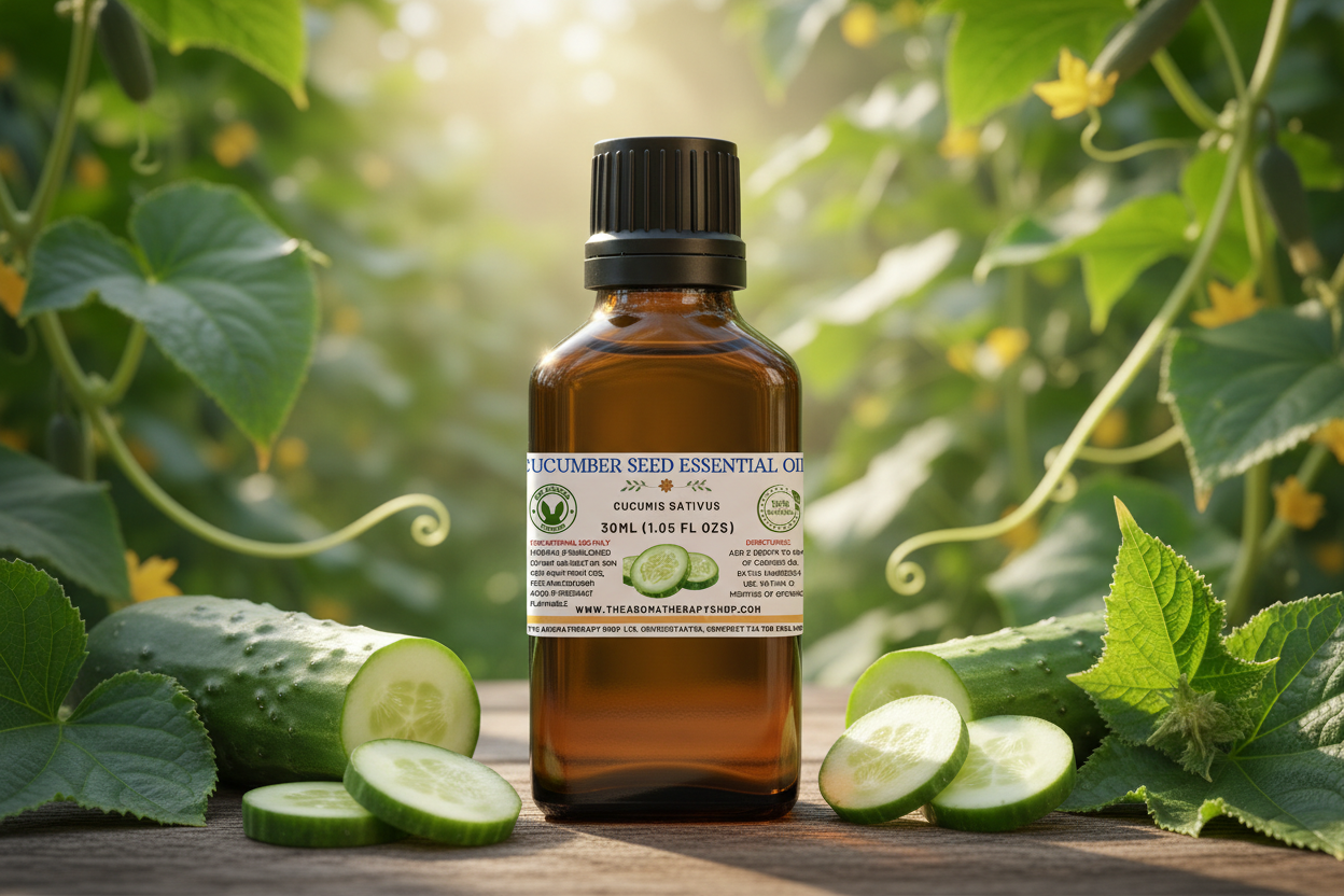 Cucumber Seed Essential Oil 30ml outdoor showcase