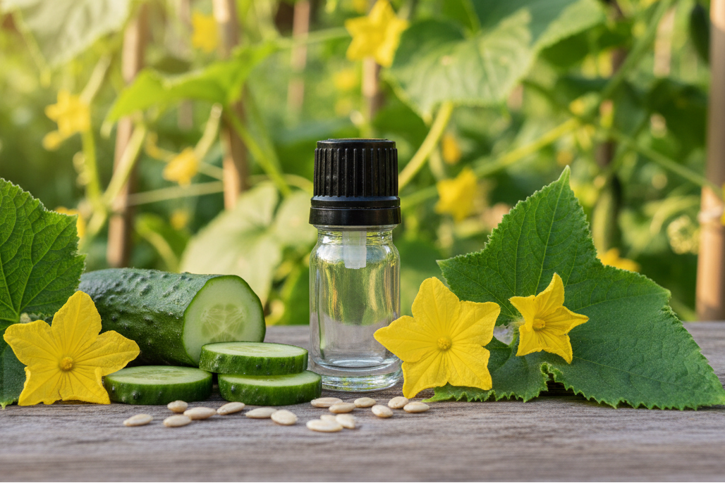 Cucumis Sativus Cucumber Seed Kitchen Garden 1ml Bottle Showcase