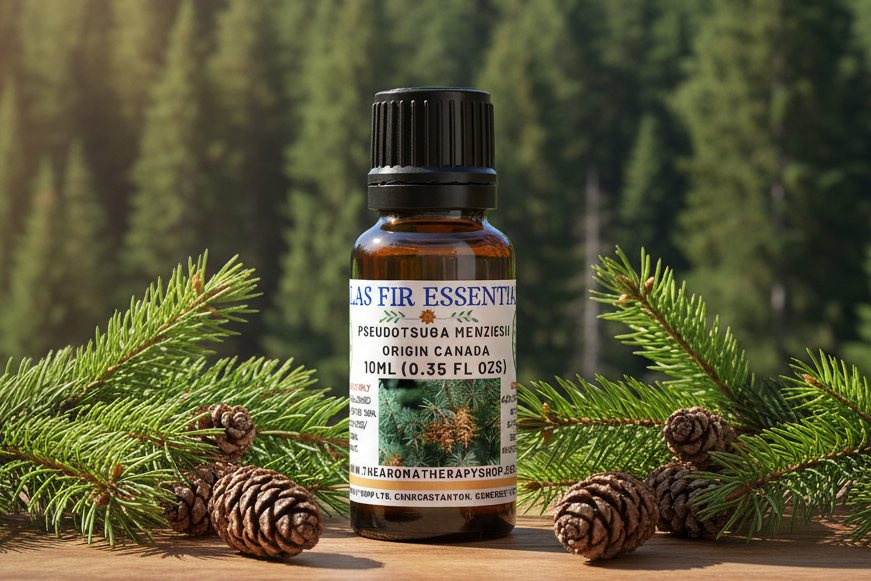 Douglas Fir Essential Oil outdoor showcase