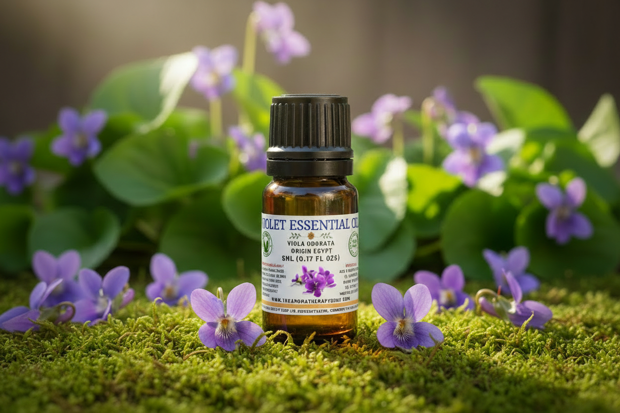 Egyptian Violet 5ml - Tall Bottle Outdoor Setting