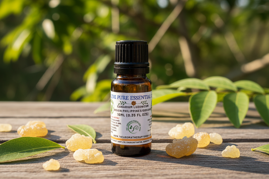 Elemi Essential Oil showcase image - updated label