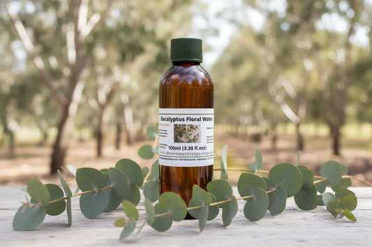 Eucalyptus Floral Water 100ml with Natural Background