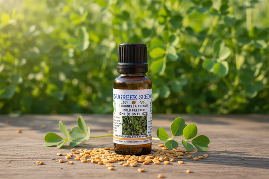 Fenugreek Seed Oil showcase image - corrected angle