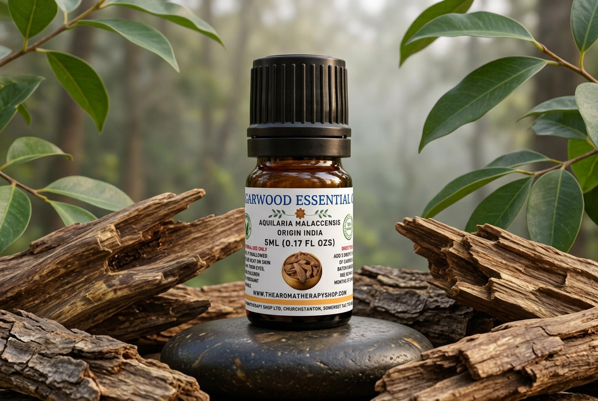 Fresh Agarwood attempt from the original label and bottle, targeting accurate warning and directions text