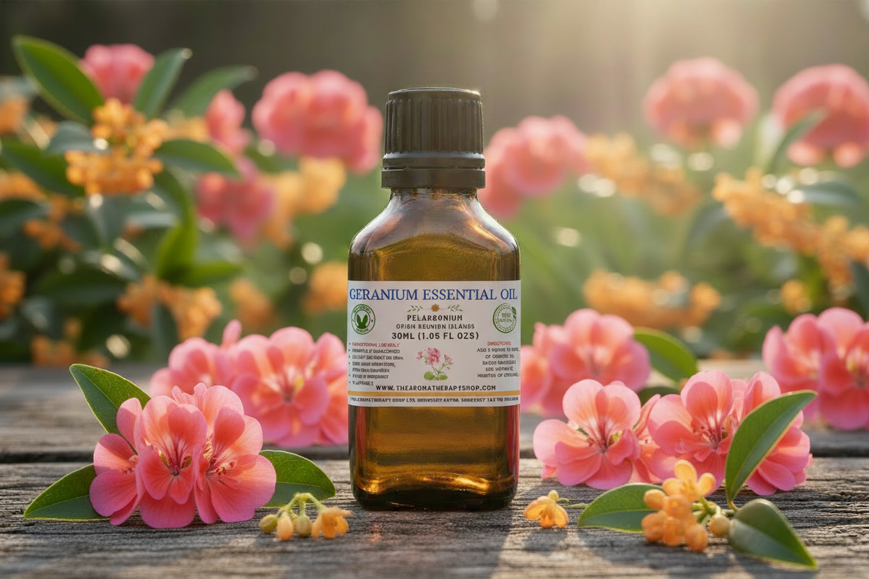 Geranium Essential Oil 30ml Showcase
