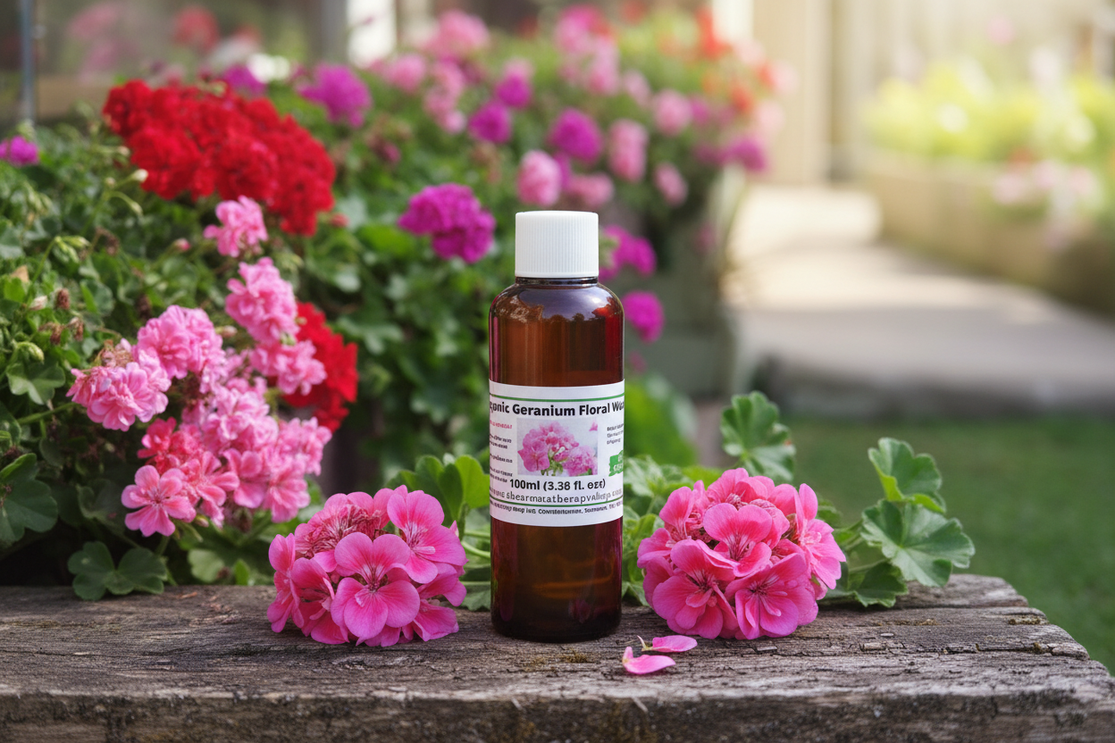 Geranium Floral Water 100ml - Natural Background