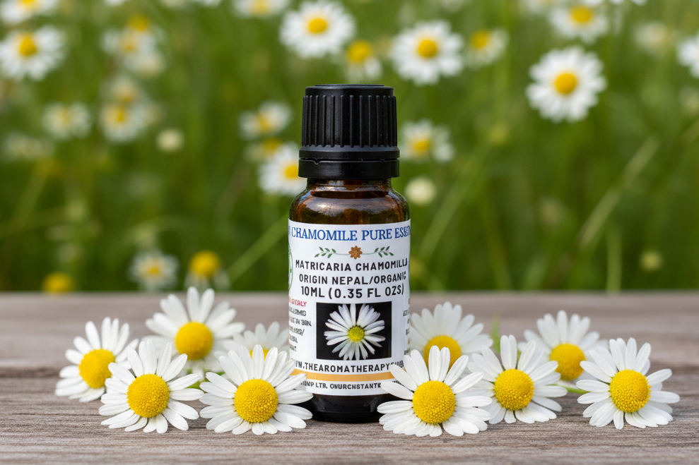 German Chamomile Essential Oil with correct label spelling