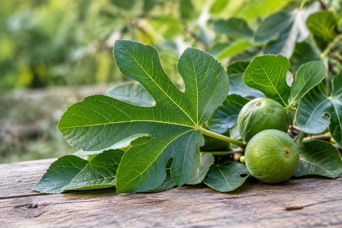 Green Fig Leaf CO₂ Wax natural showcase