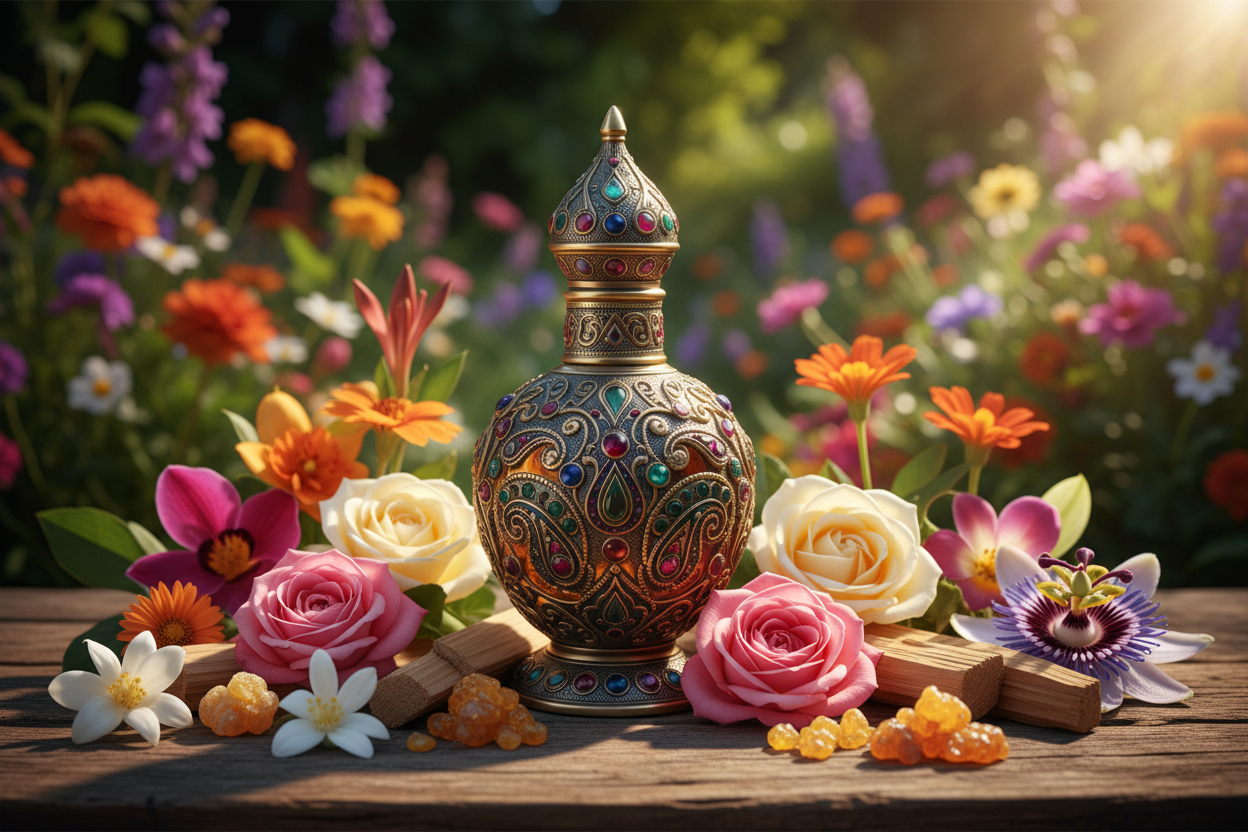 Hayati Attar Natural Outdoor Showcase