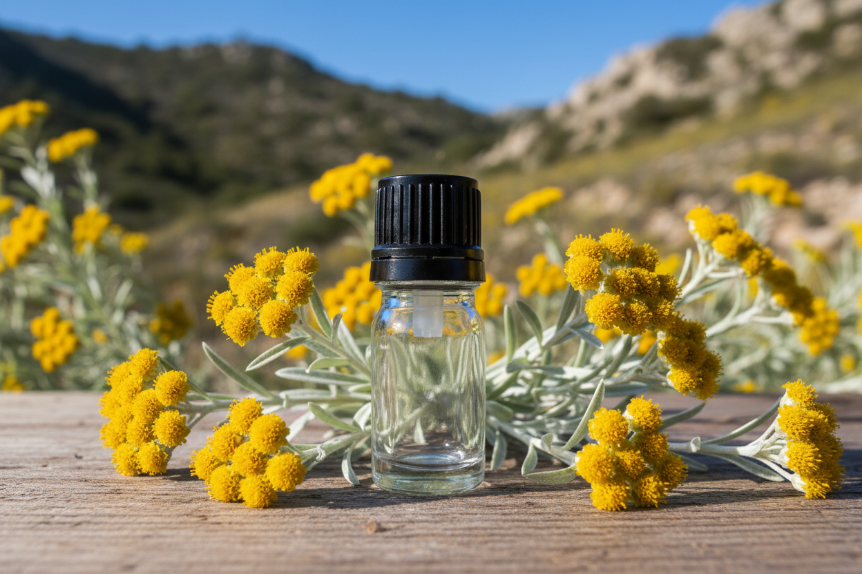 Helichrysum Italicum Dropper Corrected 1ml Bottle Showcase