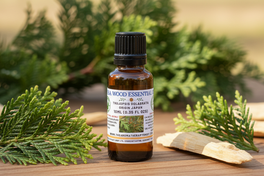 Hiba Wood 10ml Essential Oil Outdoor Showcase