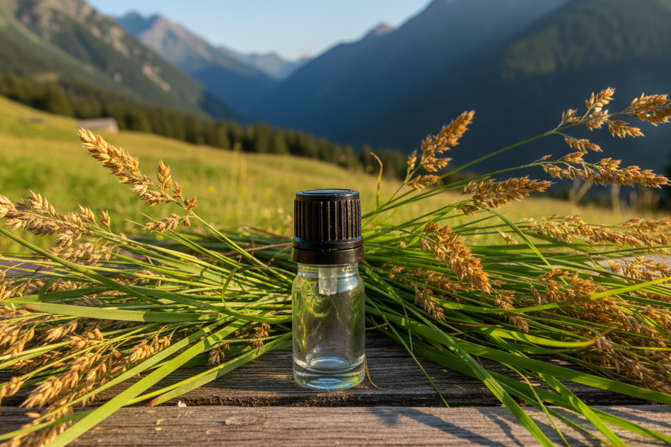 Hierochloe Alpina Abundant Grass Blades French Alps 1ml Bottle Showcase
