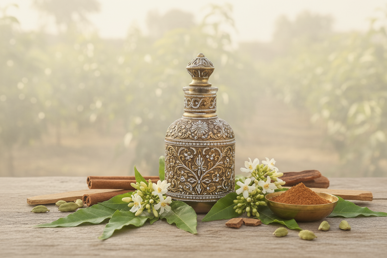 Hina Musky Attar outdoor showcase