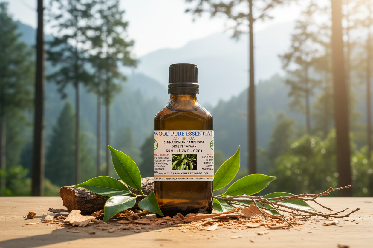Ho Wood Pure Essential Oil 50ml Product Photography