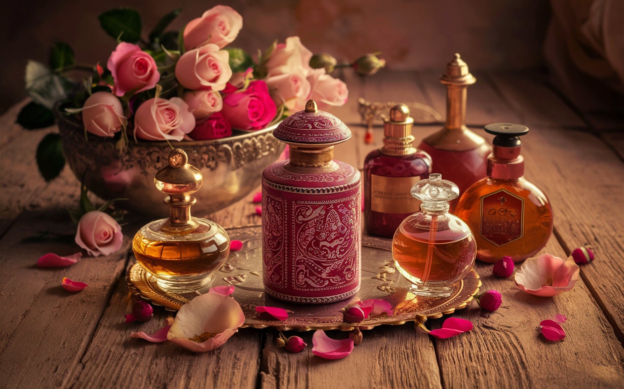 Rose Attar/ Natural Perfume - Alcohol Free