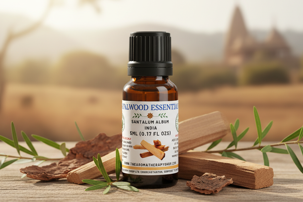 Indian Sandalwood 5ml Essential Oil - Slender Bottle