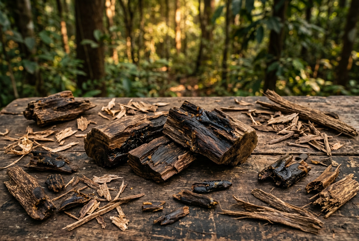 Indian Wild Oud Absolute — Aquilaria agallocha | Authentic Smoky Oud | Origin India