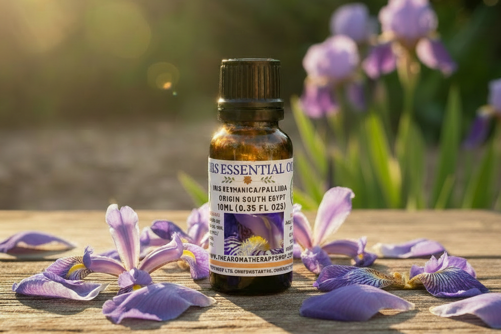 Iris Essential Oil 10ml Product Photography