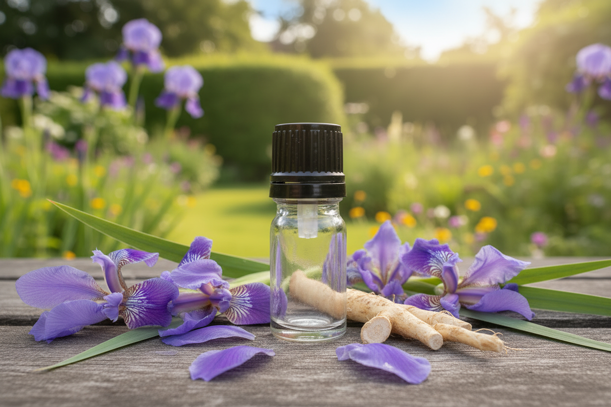Iris Germanica Orris Root Garden 1ml Bottle With Dropper