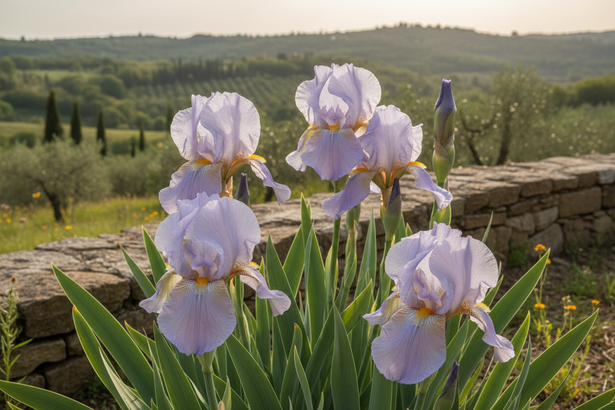 Iris pallida Orris in Natural Setting