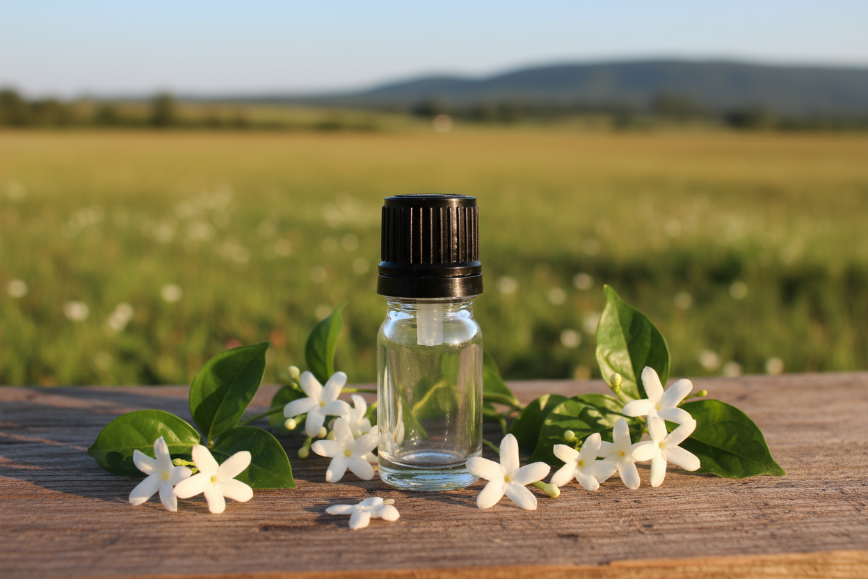 Jasminum Auriculatum Indian Meadow 1ml Bottle Showcase - Dropper Corrected