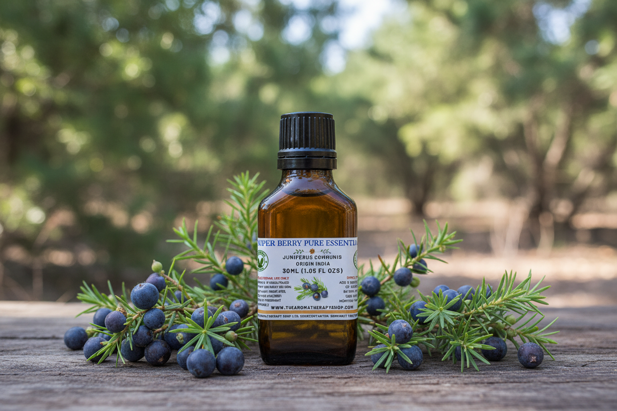 Juniper Berry Essential Oil 30ml with Sharp Label