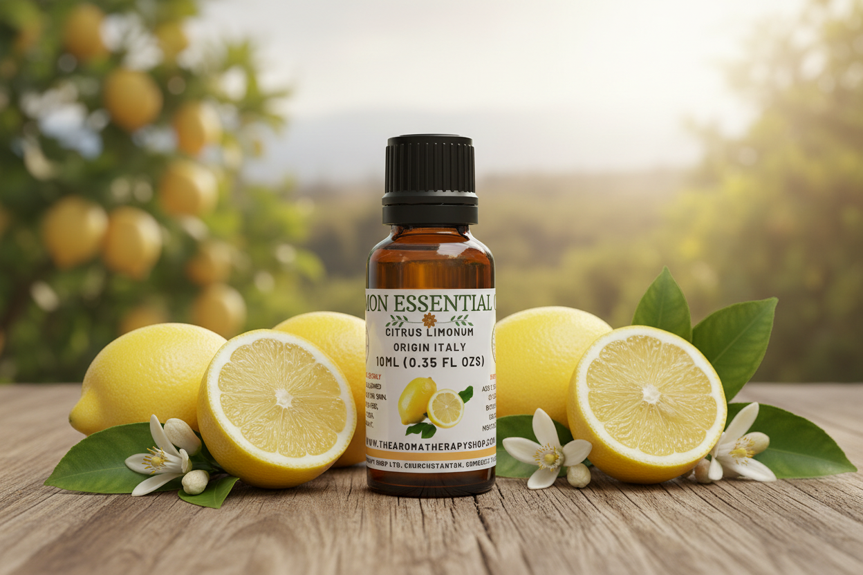 Lemon Essential Oil 10ml Natural Outdoor Showcase
