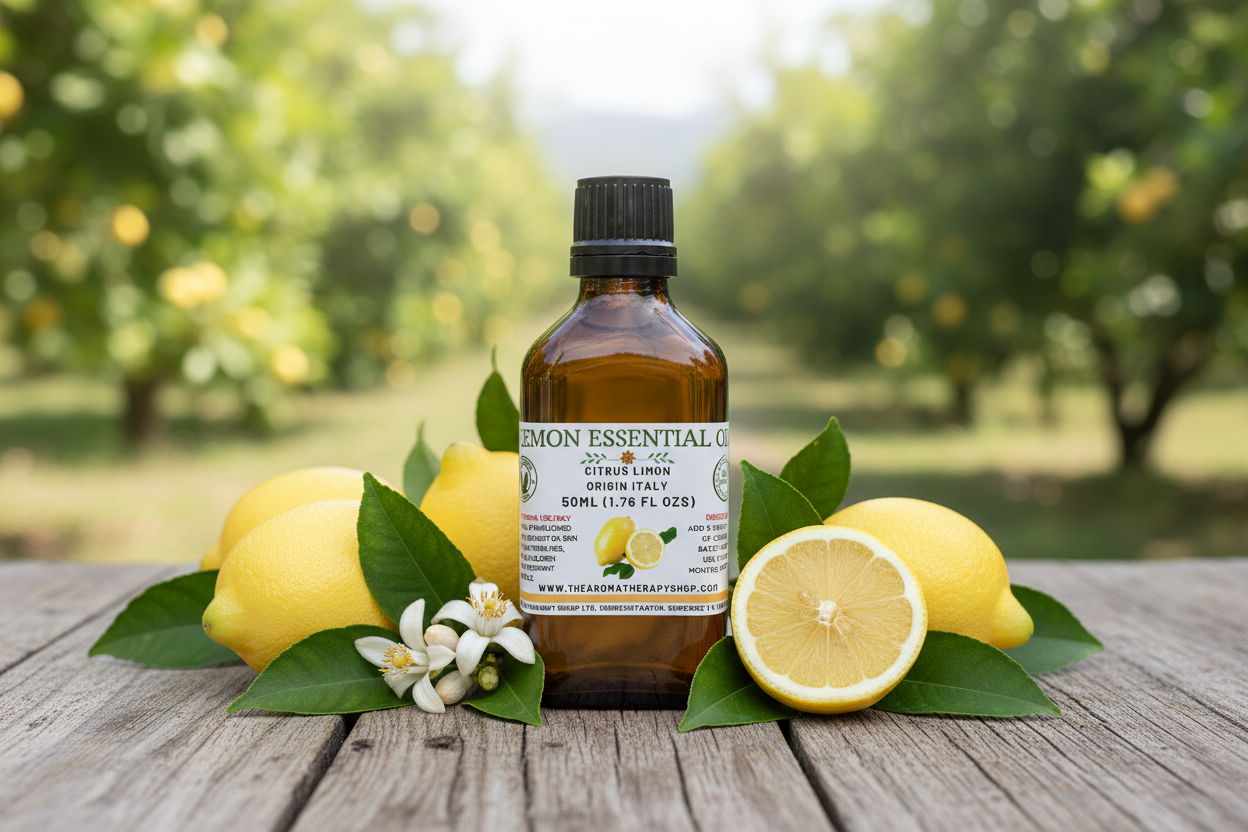 Lemon Essential Oil 50ml Outdoor Showcase