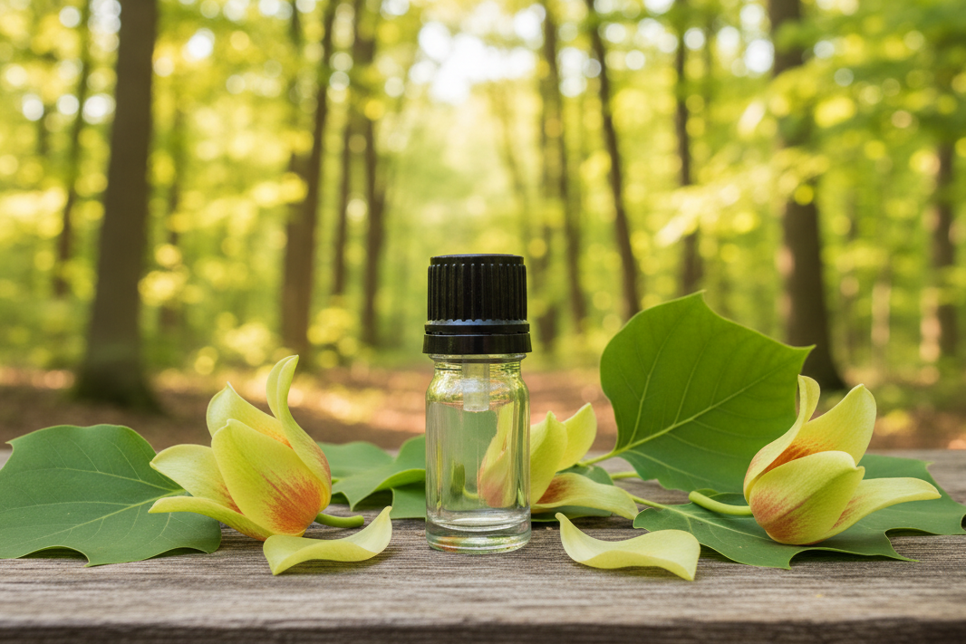 Liriodendron Tulipifera Tulip Poplar Woodland 1ml Bottle Showcase
