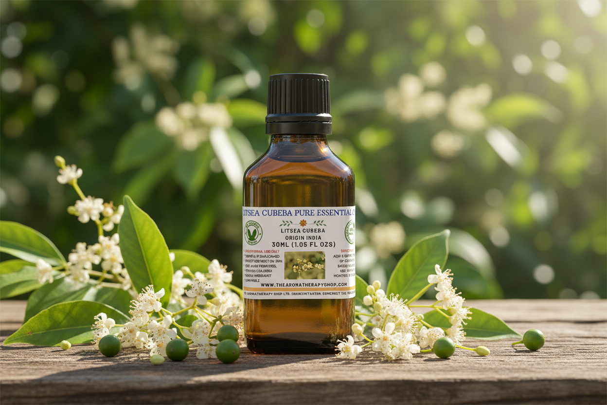 Litsea Cubeba 30ml Essential Oil Outdoor Showcase