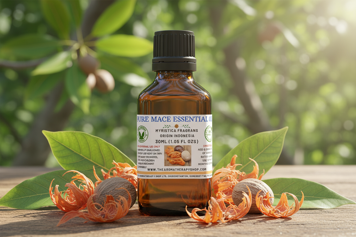 Mace Essential Oil 30ml Professional Product Photography