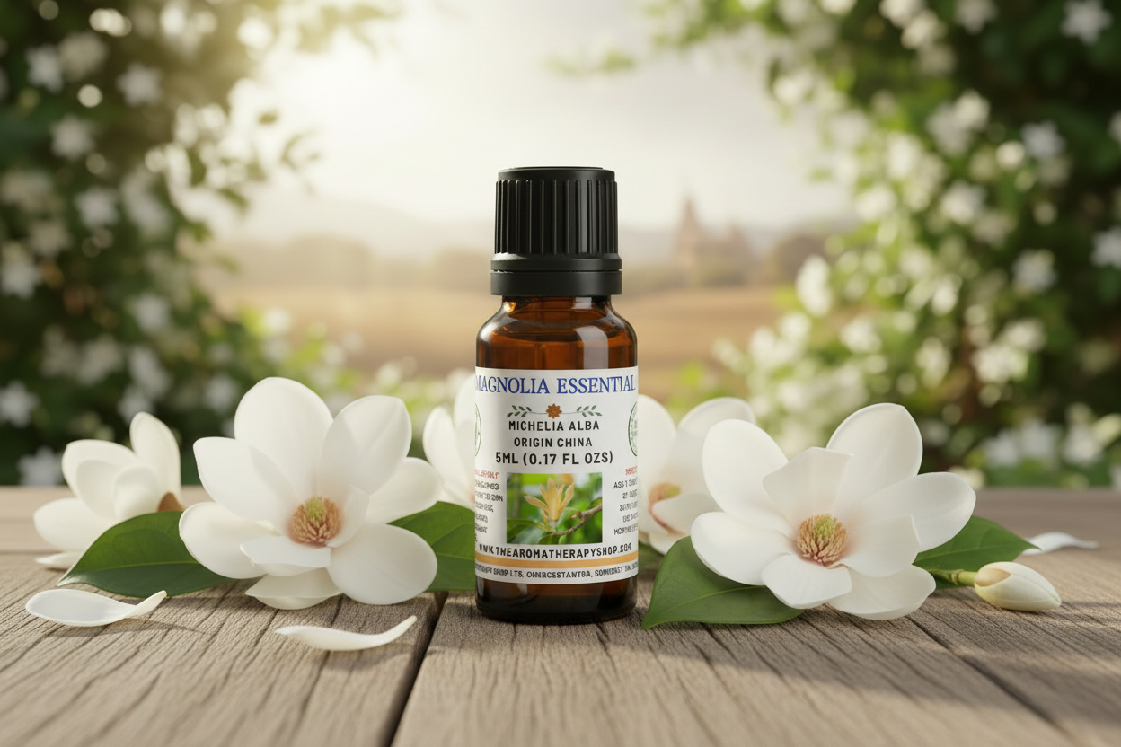 Magnolia 5ml Essential Oil Showcase - Jasmine Auri Bottle