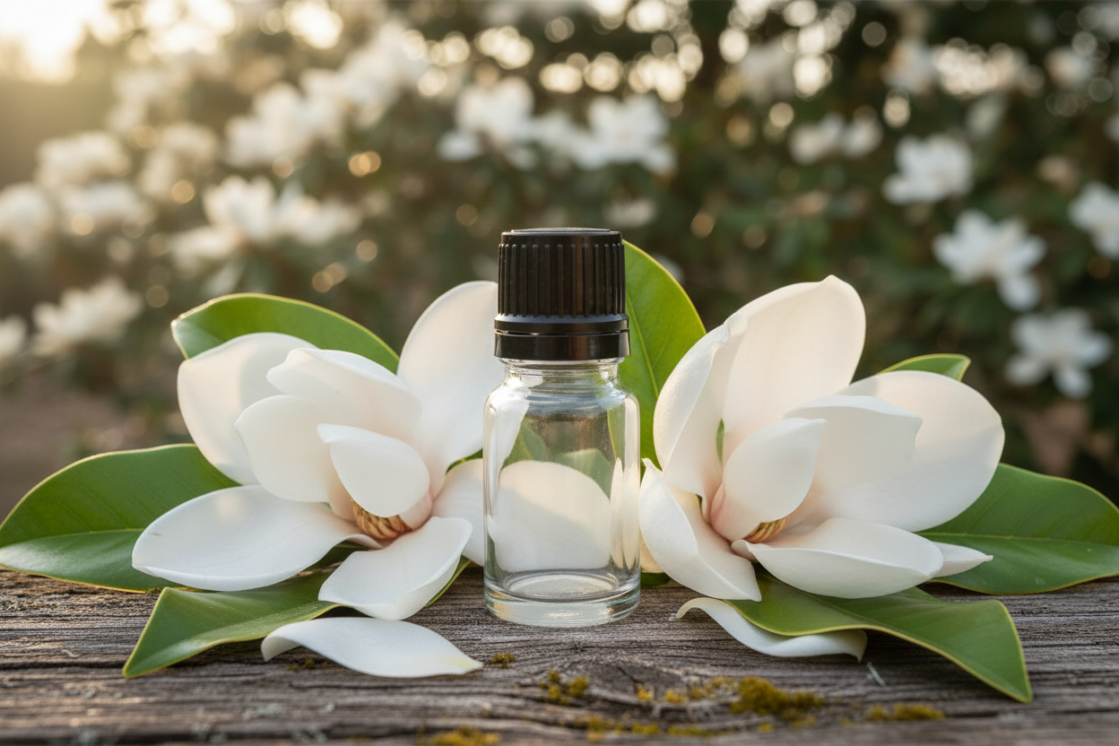 Magnolia × Alba — Empty Bottle Scene