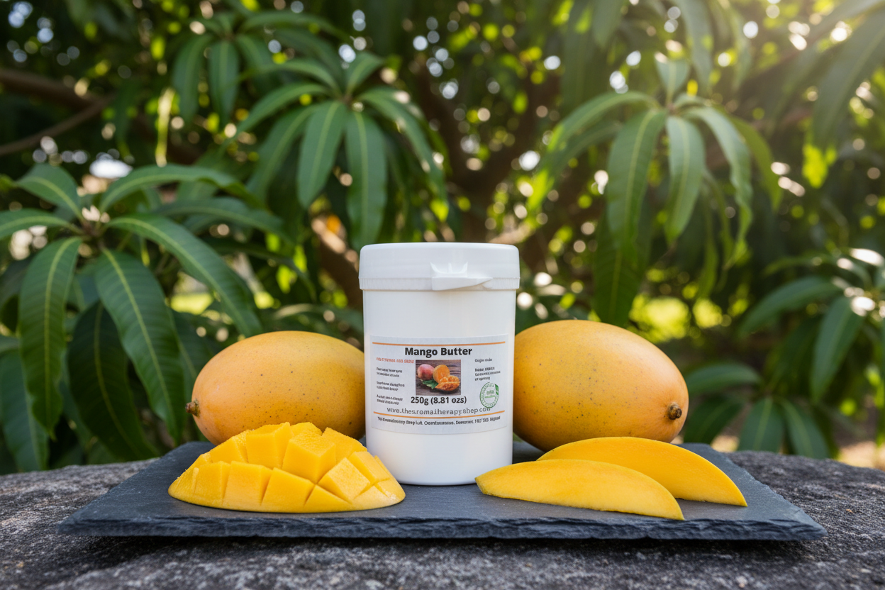 Mango Butter 250g outdoor product photography