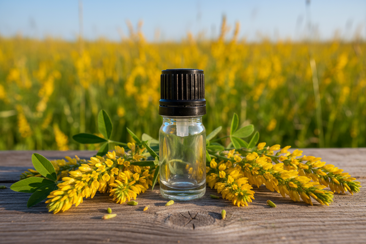 Melilotus Officinalis Yellow Sweet Clover European Meadow 1ml Bottle Showcase