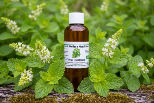 Melissa Floral Water 100ml with Natural Background