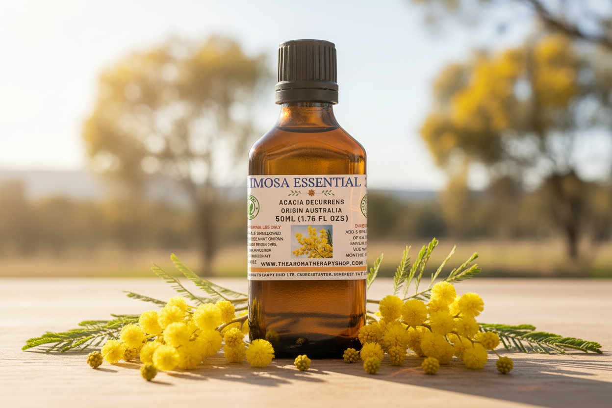 Mimosa Essential Oil 50ml Product Photography
