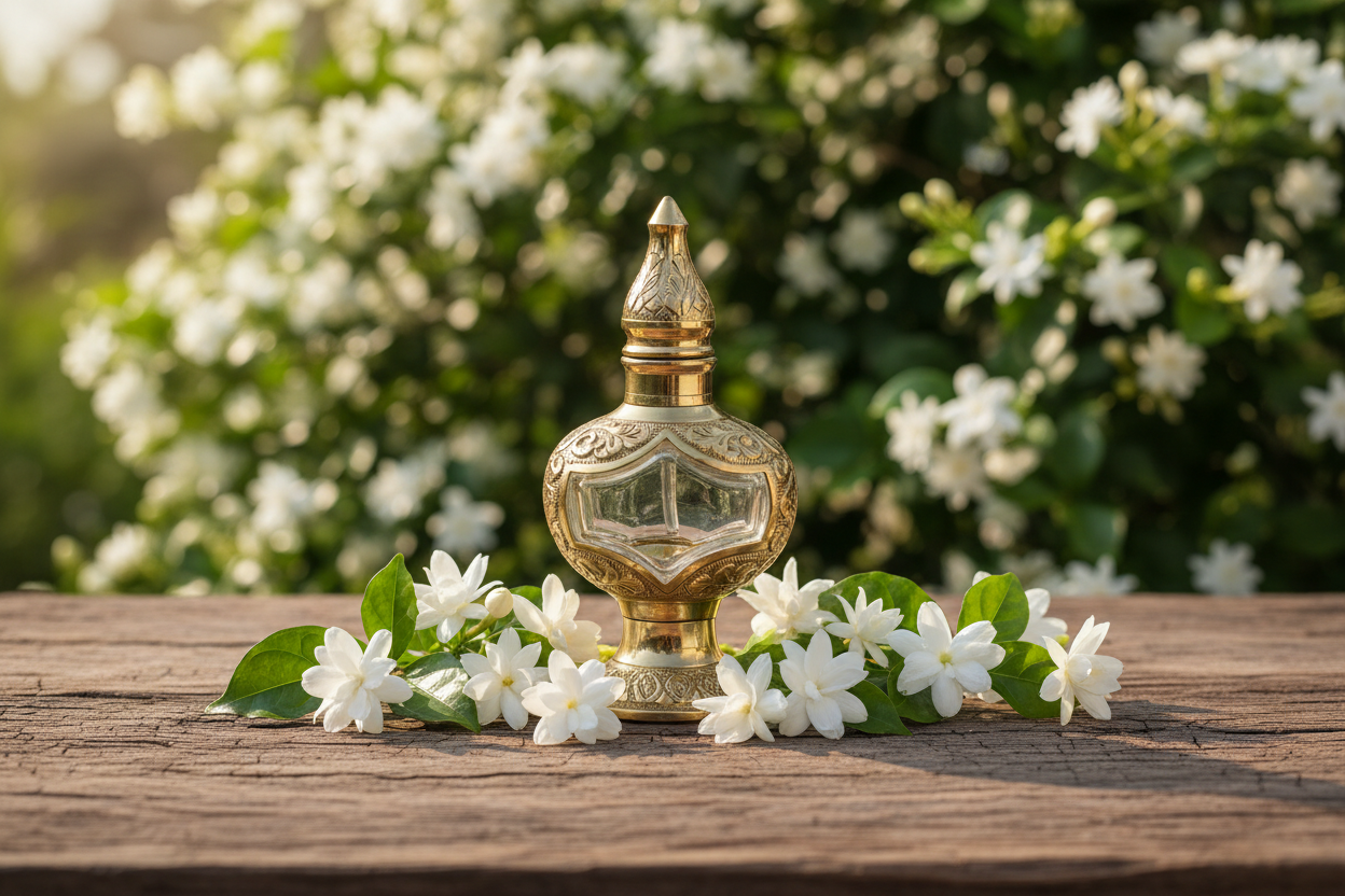 Mogra Attar Natural Outdoor Showcase