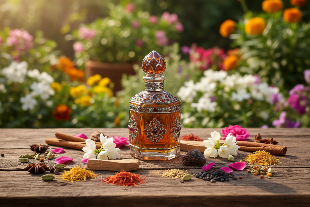 Mukhalat Attar Natural Outdoor Showcase