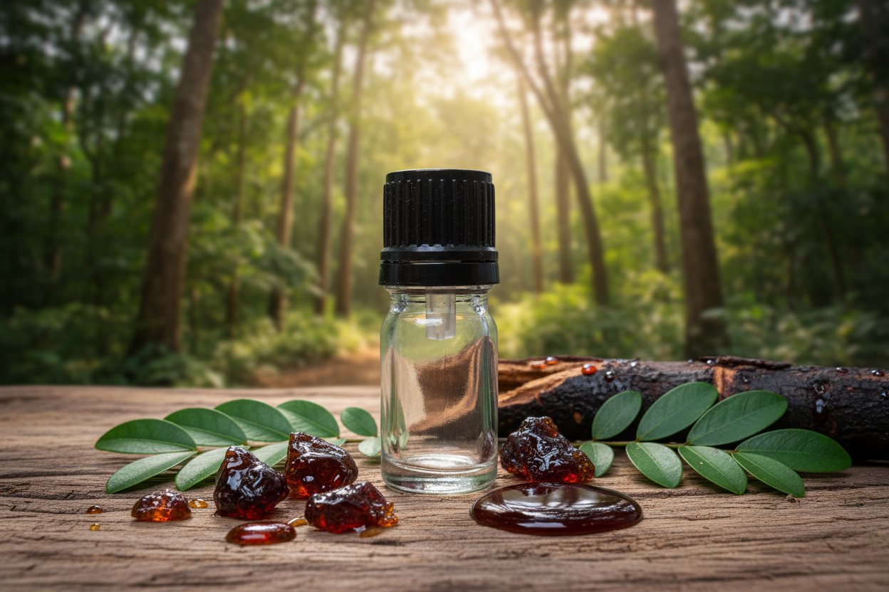 Myroxylon Balsamum Peru Balsam Central American Rainforest 1ml Bottle Showcase