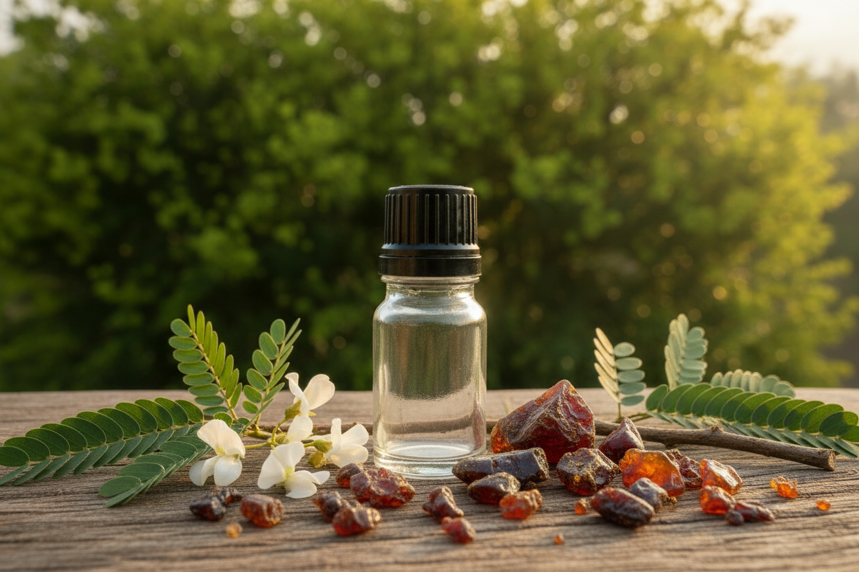 Myroxylon balsamum Resin Pieces Showcase