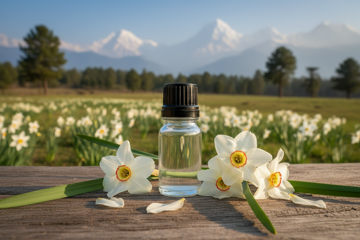 Narcissus poeticus Natural Kashmir Valley Showcase