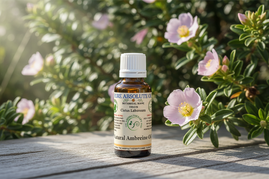 Natural Ambreine Oil with Cistus Labdanum as botanical name